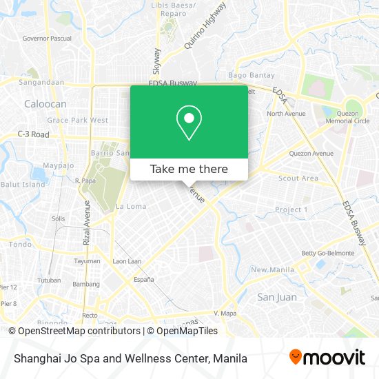 Shanghai Jo Spa and Wellness Center map