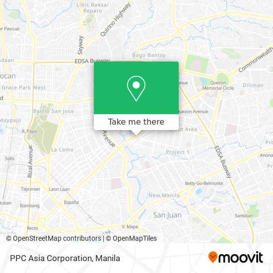 PPC Asia Corporation map