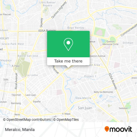 Meralco map