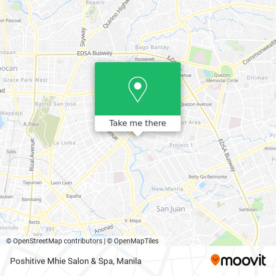 Poshitive Mhie Salon & Spa map