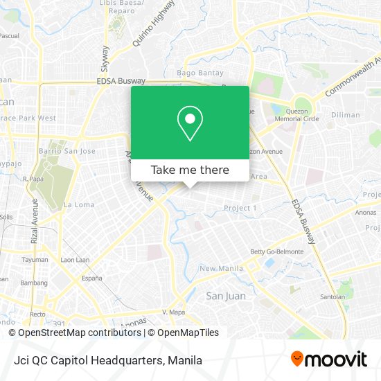 Jci QC Capitol Headquarters map