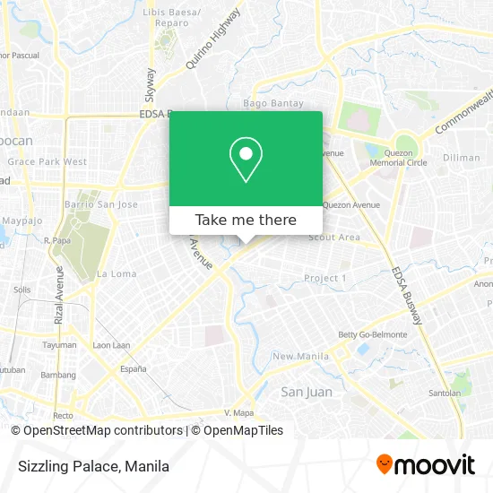 Sizzling Palace map