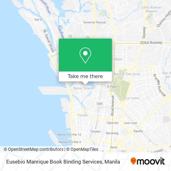 Eusebio Manrique Book Binding Services map