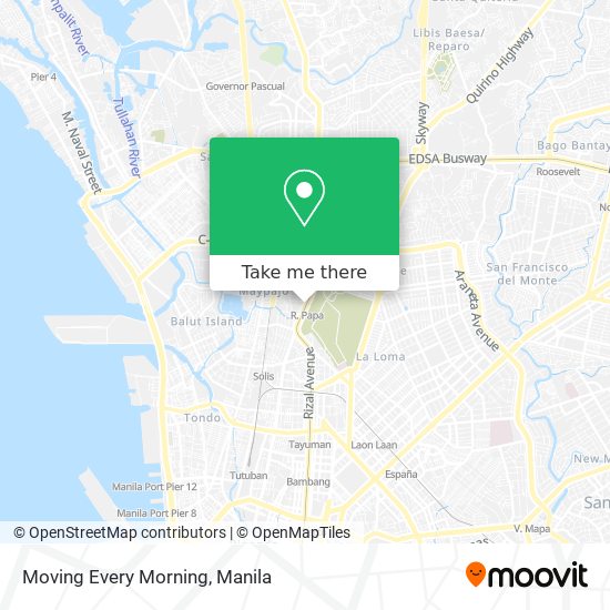 Moving Every Morning map