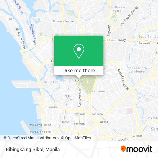 Bibingka ng Bikol map