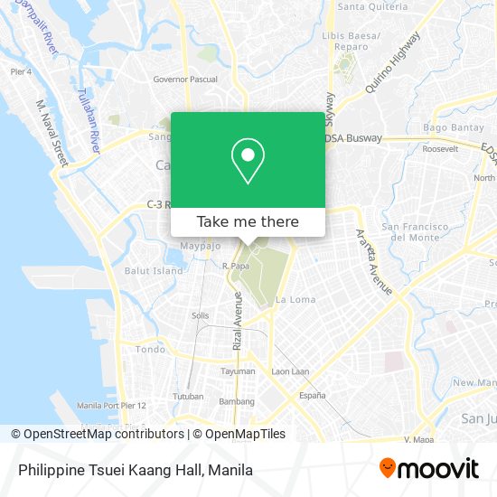 Philippine Tsuei Kaang Hall map