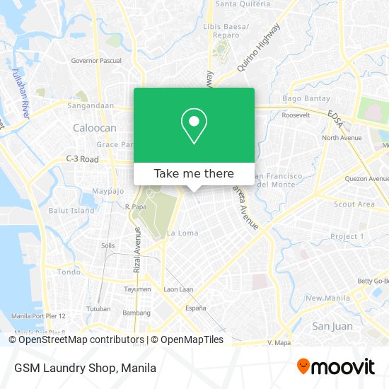 GSM Laundry Shop map