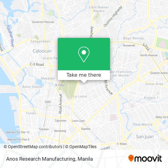 Anos Research Manufacturing map