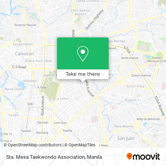 Sta. Mesa Taekwondo Association map
