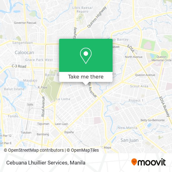 Cebuana Lhuillier Services map