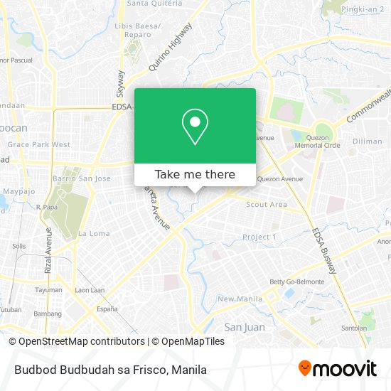 Budbod Budbudah sa Frisco map