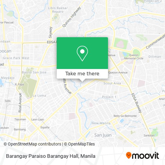 Barangay Paraiso Barangay Hall map