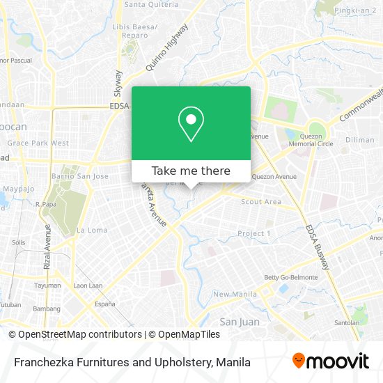 Franchezka Furnitures and Upholstery map