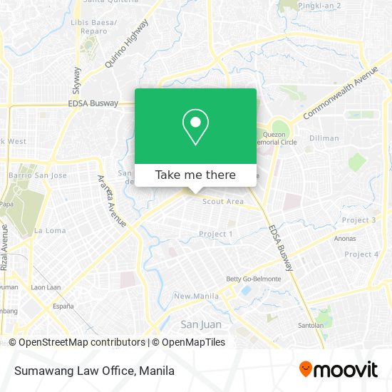 Sumawang Law Office map