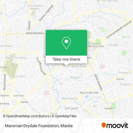 Marsman-Drydale Foundation map