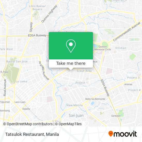 Tatsulok Restaurant map