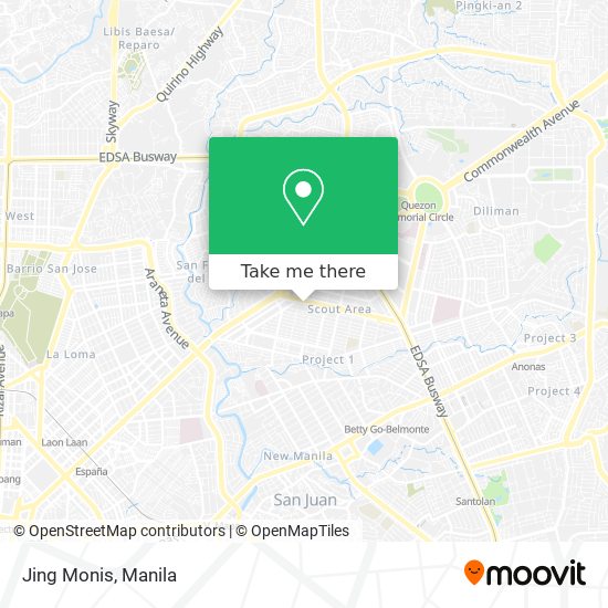 Jing Monis map