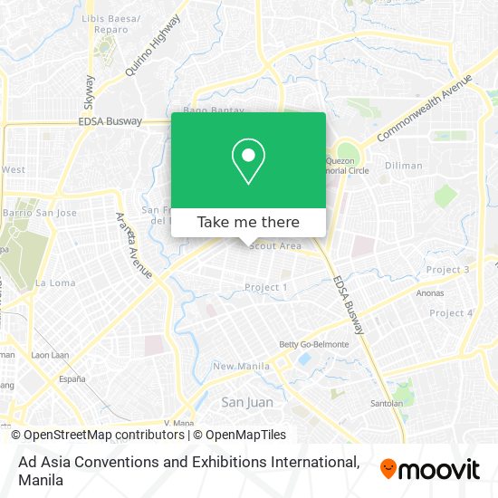 Ad Asia Conventions and Exhibitions International map