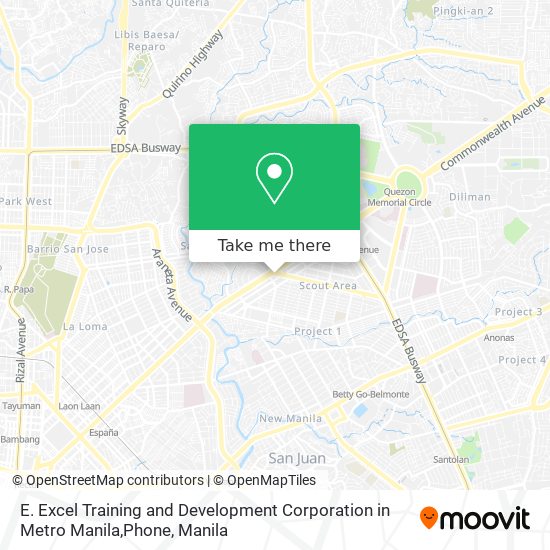 E. Excel Training and Development Corporation in Metro Manila,Phone map
