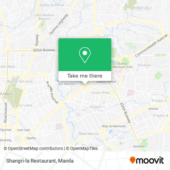 Shangri-la Restaurant map