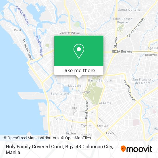 Holy Family Covered Court, Bgy. 43 Caloocan City map
