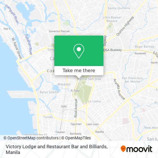 Victory Lodge and Restaurant Bar and Billiards map