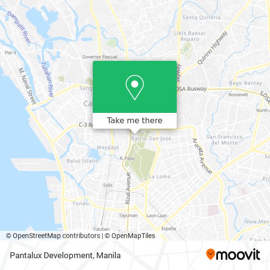 Pantalux Development map