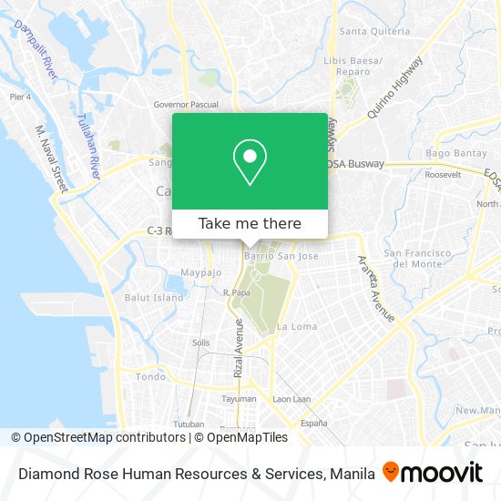 Diamond Rose Human Resources & Services map