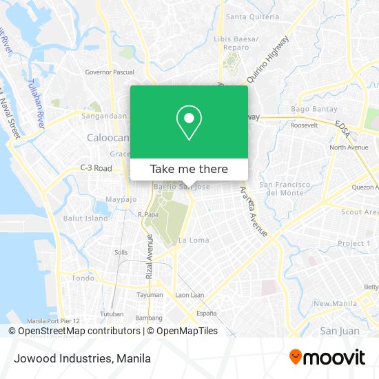 Jowood Industries map