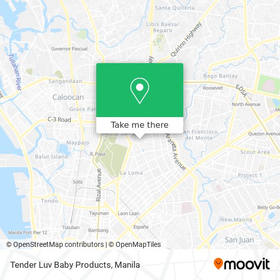 Tender Luv Baby Products map