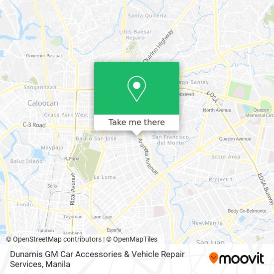 Dunamis GM Car Accessories & Vehicle Repair Services map