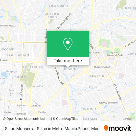 Sison Monserrat S. Inn in Metro Manila,Phone map