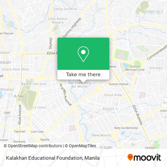 Kalakhan Educational Foundation map