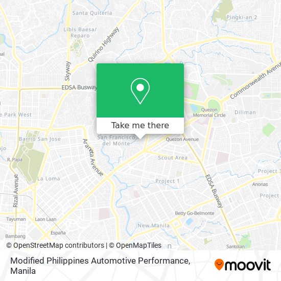 Modified Philippines Automotive Performance map