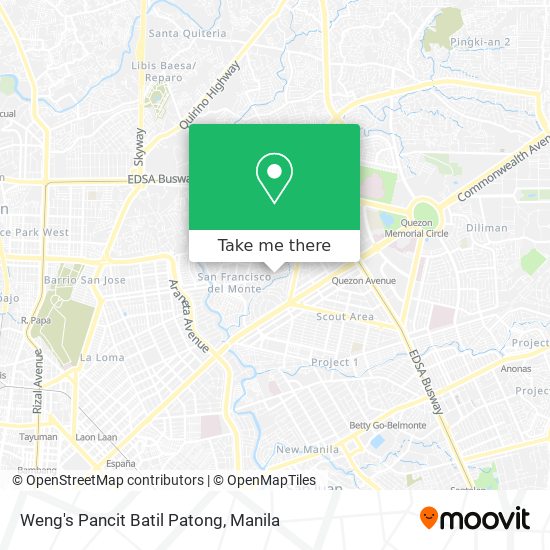 Weng's Pancit Batil Patong map