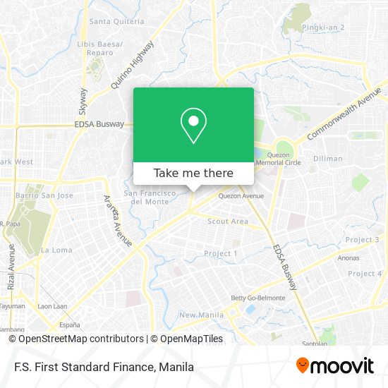 F.S. First Standard Finance map
