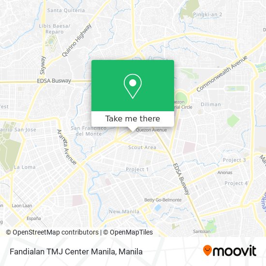 Fandialan TMJ Center Manila map
