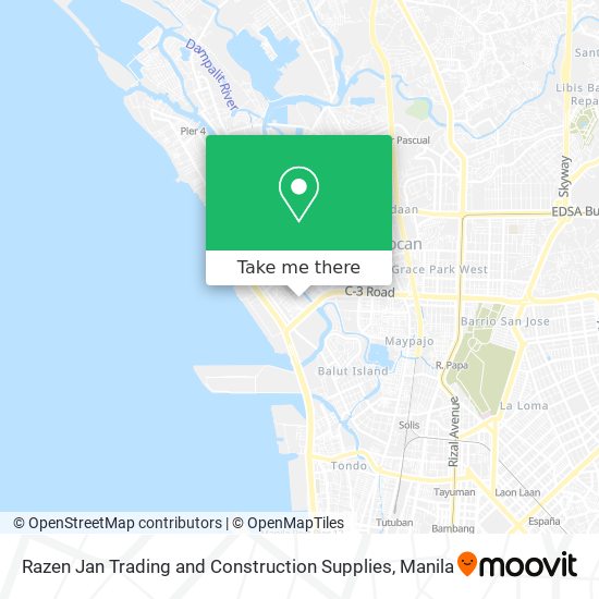 Razen Jan Trading and Construction Supplies map