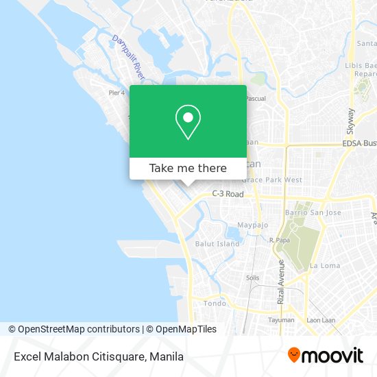 Excel Malabon Citisquare map