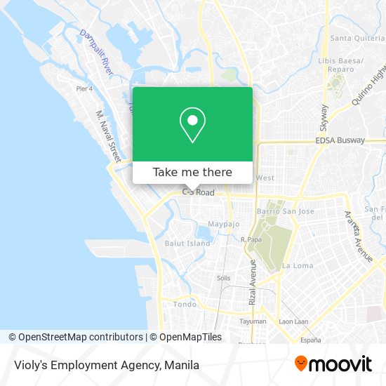 Violy's Employment Agency map