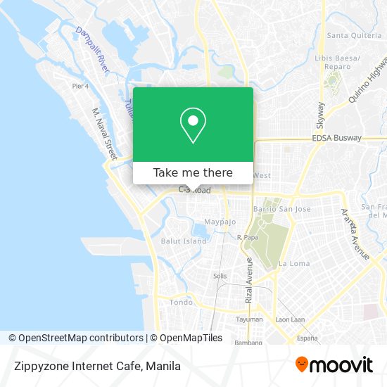Zippyzone Internet Cafe map