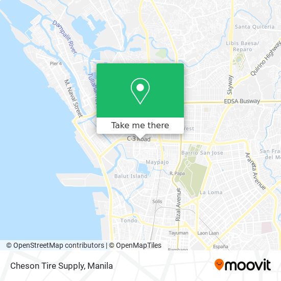 Cheson Tire Supply map