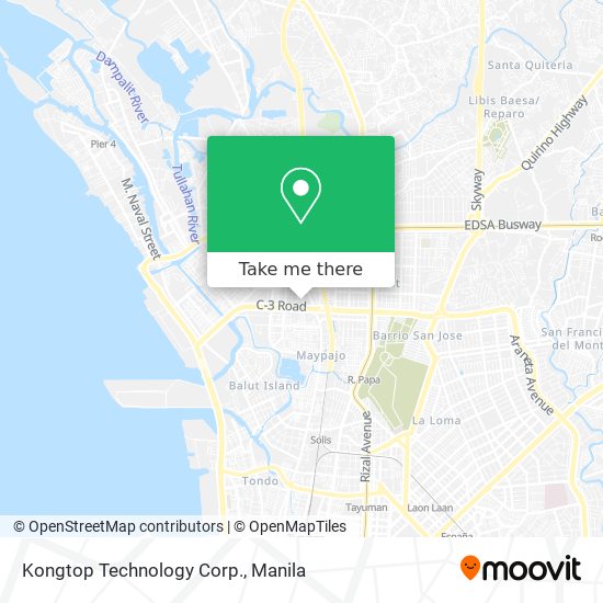 Kongtop Technology Corp. map