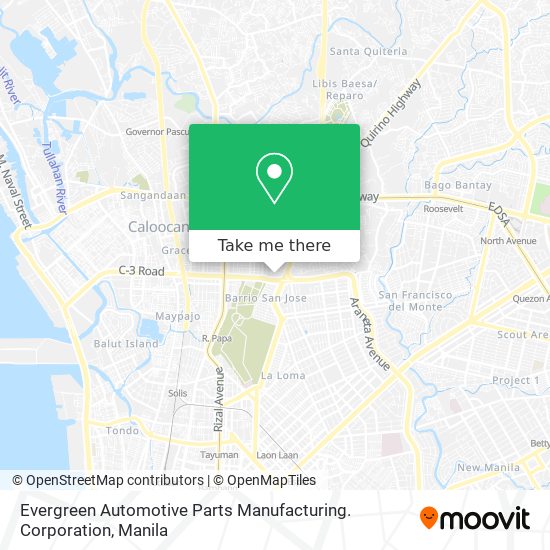 Evergreen Automotive Parts Manufacturing. Corporation map