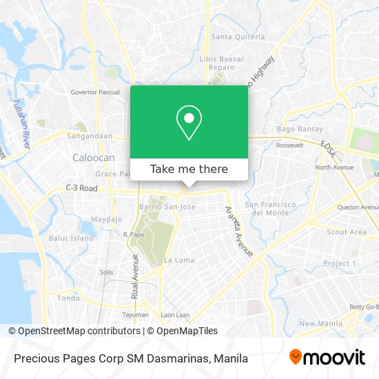 Precious Pages Corp SM Dasmarinas map