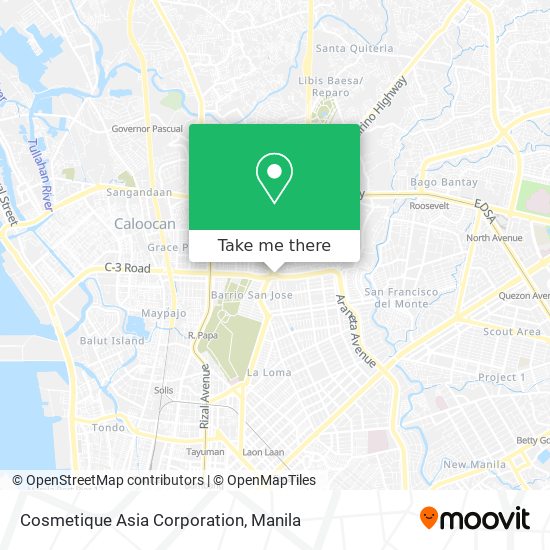 Cosmetique Asia Corporation map