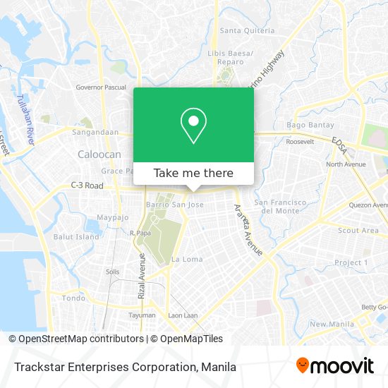 Trackstar Enterprises Corporation map