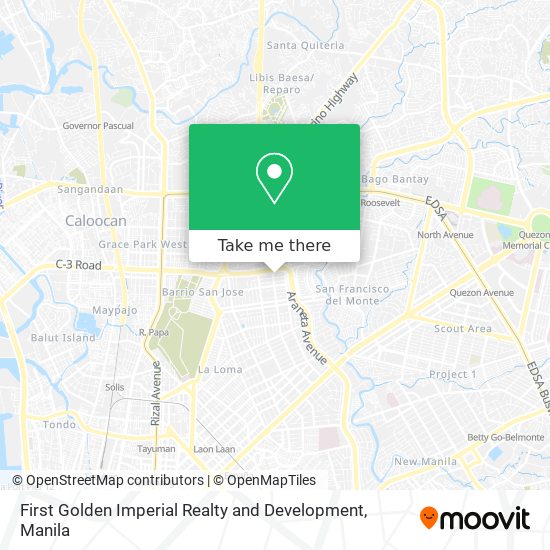 First Golden Imperial Realty and Development map