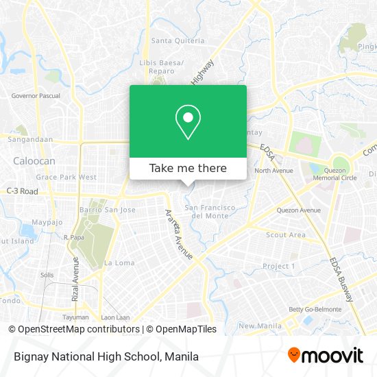 Bignay National High School map