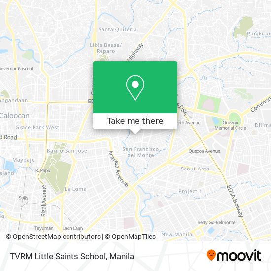 TVRM Little Saints School map